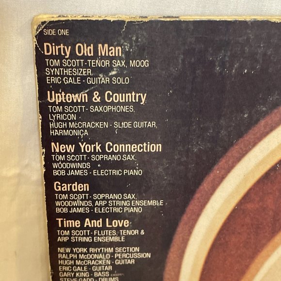 Tom Scott New York Connection (Vinyl, 1975) Ode SP 77033 VG+ LP Record Album - Picture 4 of 10